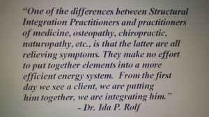 Ida Rolf Quote
